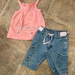 Old Navy Jean & tank top set